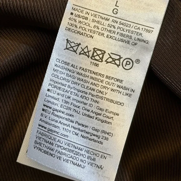 Wool Men's Tan Overcoat - Brand new - Picture 9 of 9